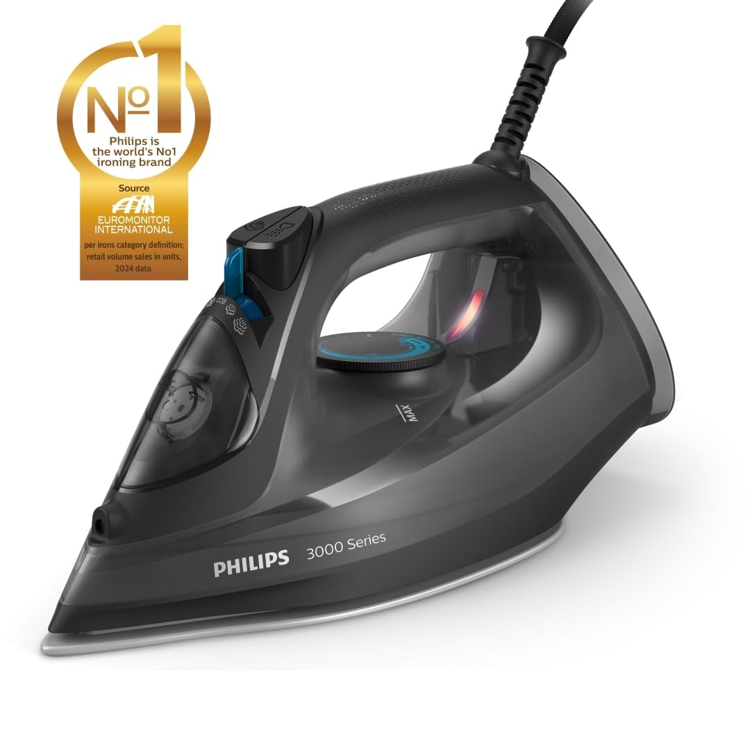 Philips Steam Iron – 2600W with 200g Steam Boost & Ceramic Soleplate