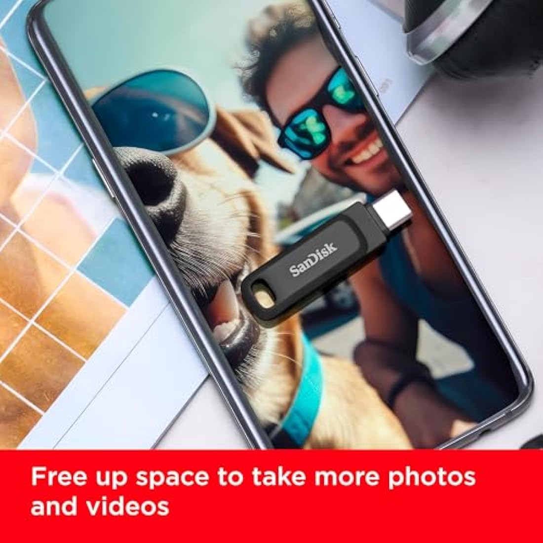 SanDisk Ultra Dual Drive Go 256GB USB Type-C & Type-A Flash Drive
