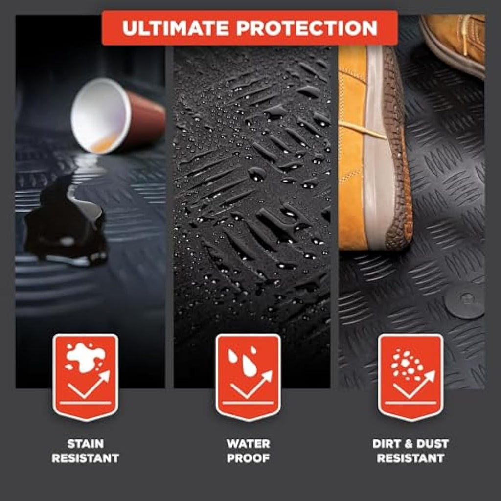 Toyota Hilux (2005-2011) Tailored Rubber Floor Mats – Waterproof Heavy Duty