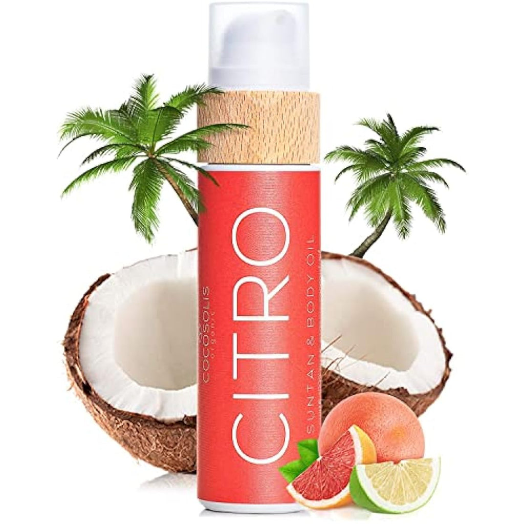 COCOSOLIS CITRO Tanning Accelerator | Organic Citrus Tanning Oil - 110ml