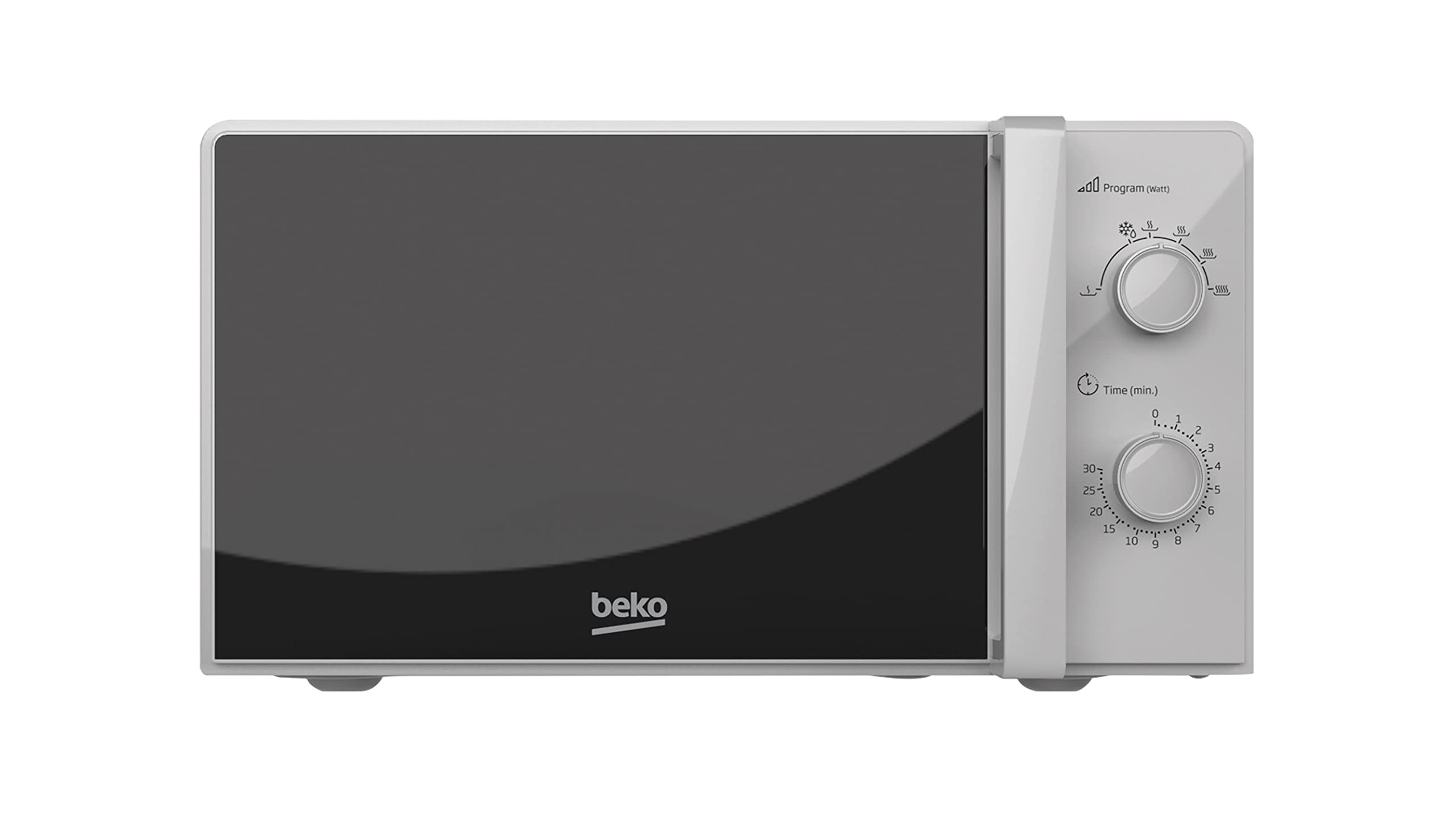 Beko MOC20100SFB Solo Microwave | 20L Capacity, 700W - Silver
