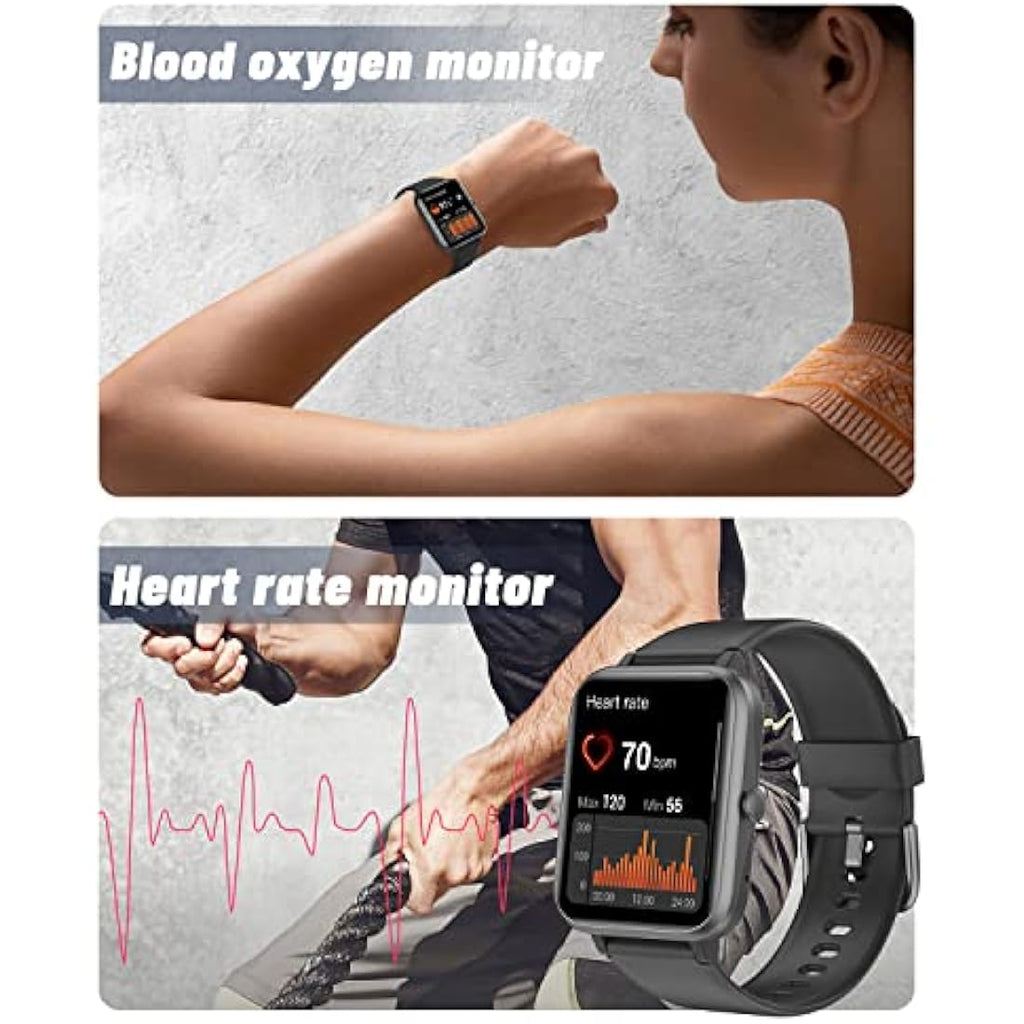 GRV Smart Watch with Bluetooth Calling | IP68 Fitness Tracker for Men Women