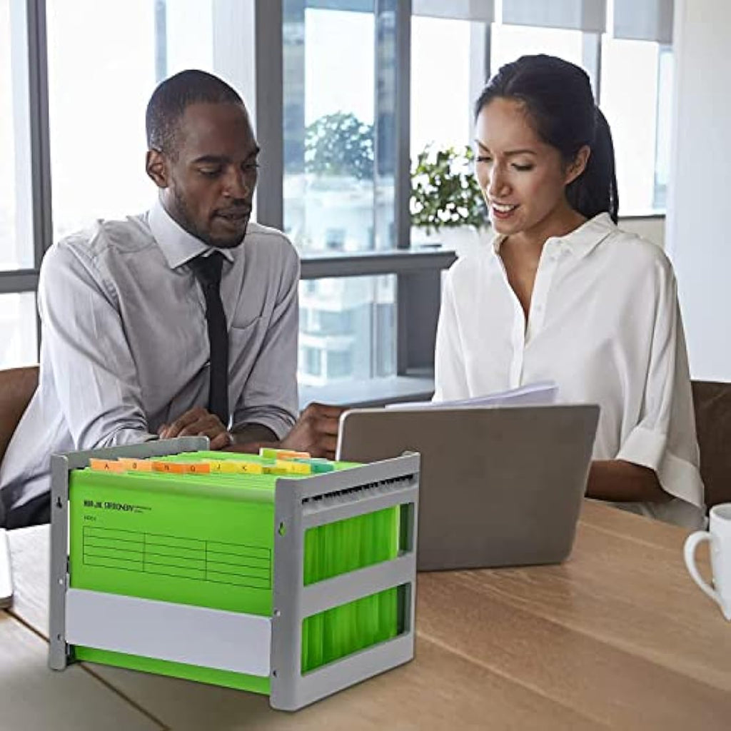 15PCS Polypropylene Foolscap Suspension Files – Emerald