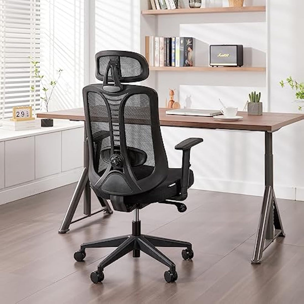 Magic Life Ergonomic Office Chair – Adjustable Lumbar & 3D Headrest