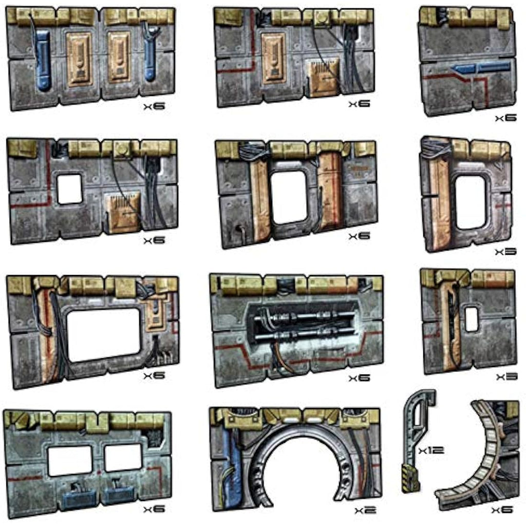 Battle Systems Frontier Core Set – 28mm Sci-Fi Modular Wargaming Terrain