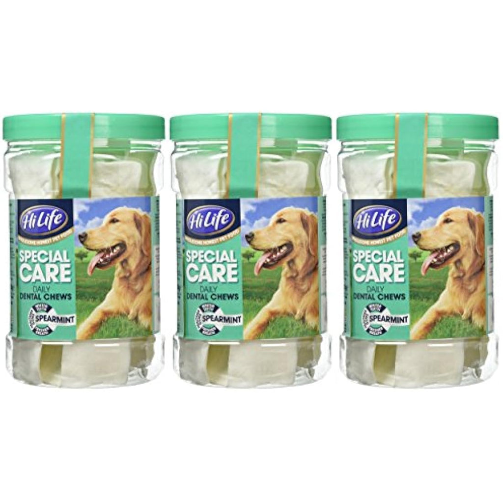 Jolof Store Spearmint Dog Dental Chews – Rawhide Tartar Control (36 Pack)