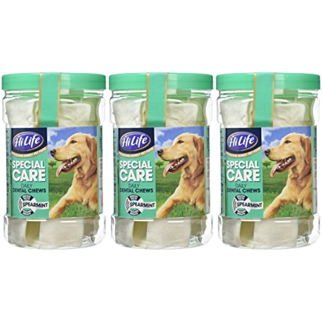 Jolof Store Spearmint Dog Dental Chews – Rawhide Tartar Control (36 Pack)