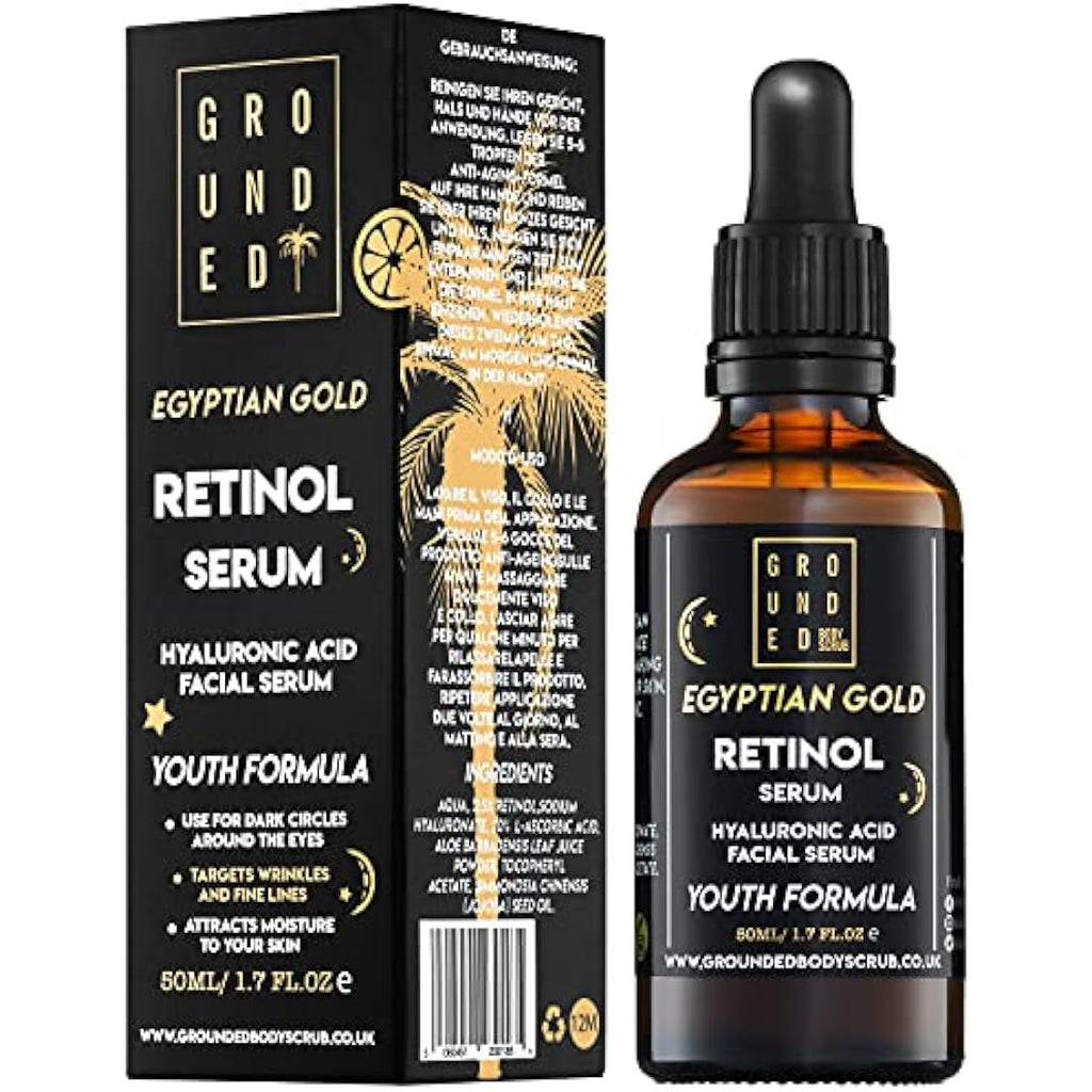 Retinol Face Serum with Hyaluronic Acid & Vitamin C - 50ml
