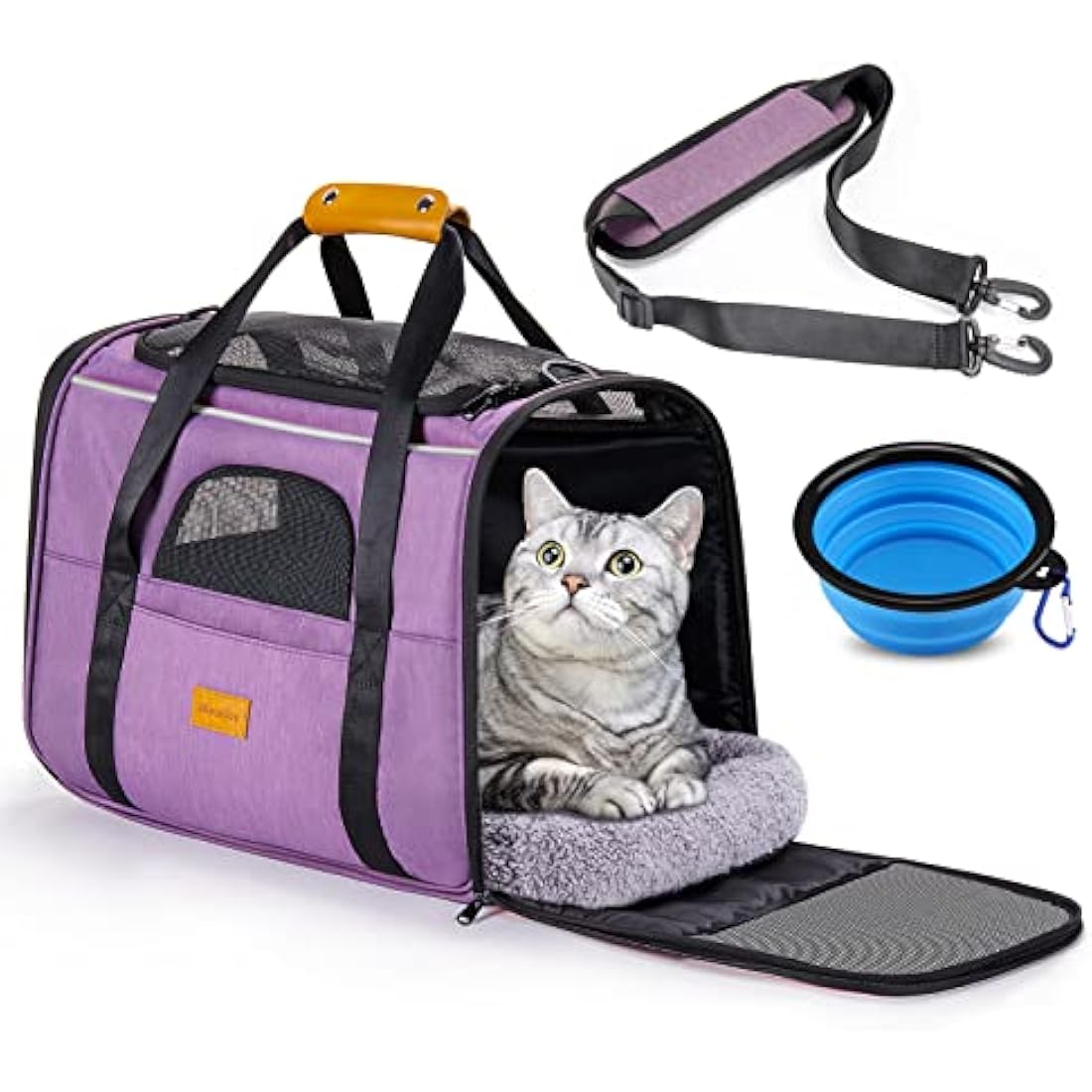 Morpilot Breathable Mesh Pet Carrier – Portable Travel Bag for Small Animals
