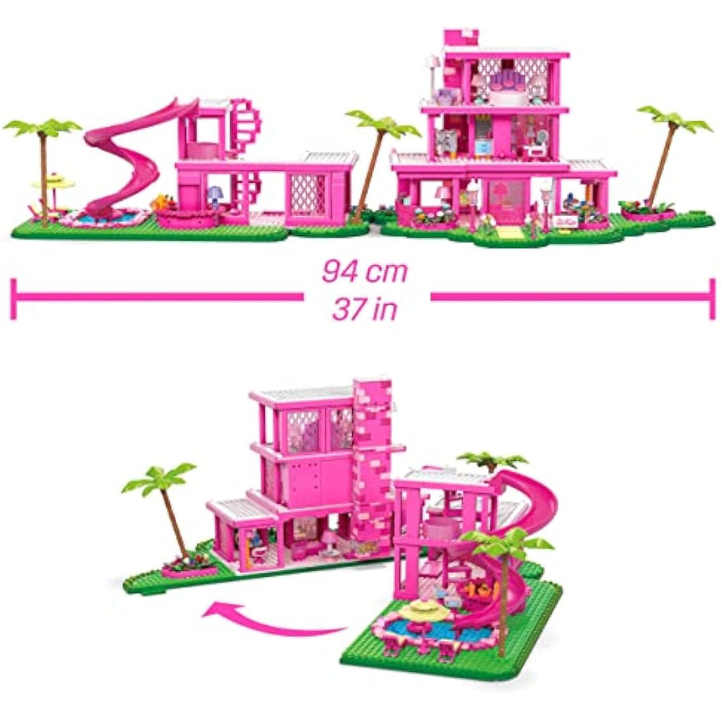 MEGA Barbie The Movie DreamHouse Replica Building Set - 1795 Pieces