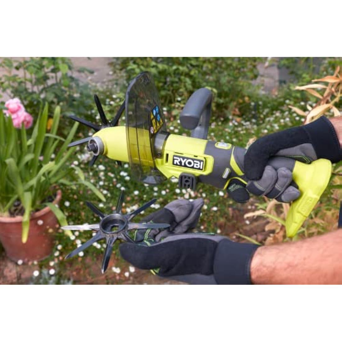 Ryobi Handheld Cultivator – Weed Removal & Soil Aeration (Bare Tool)
