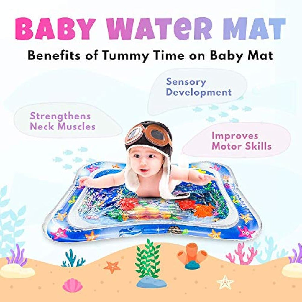 Inflatable Tummy Time Water Mat – Sensory Baby Play Mat