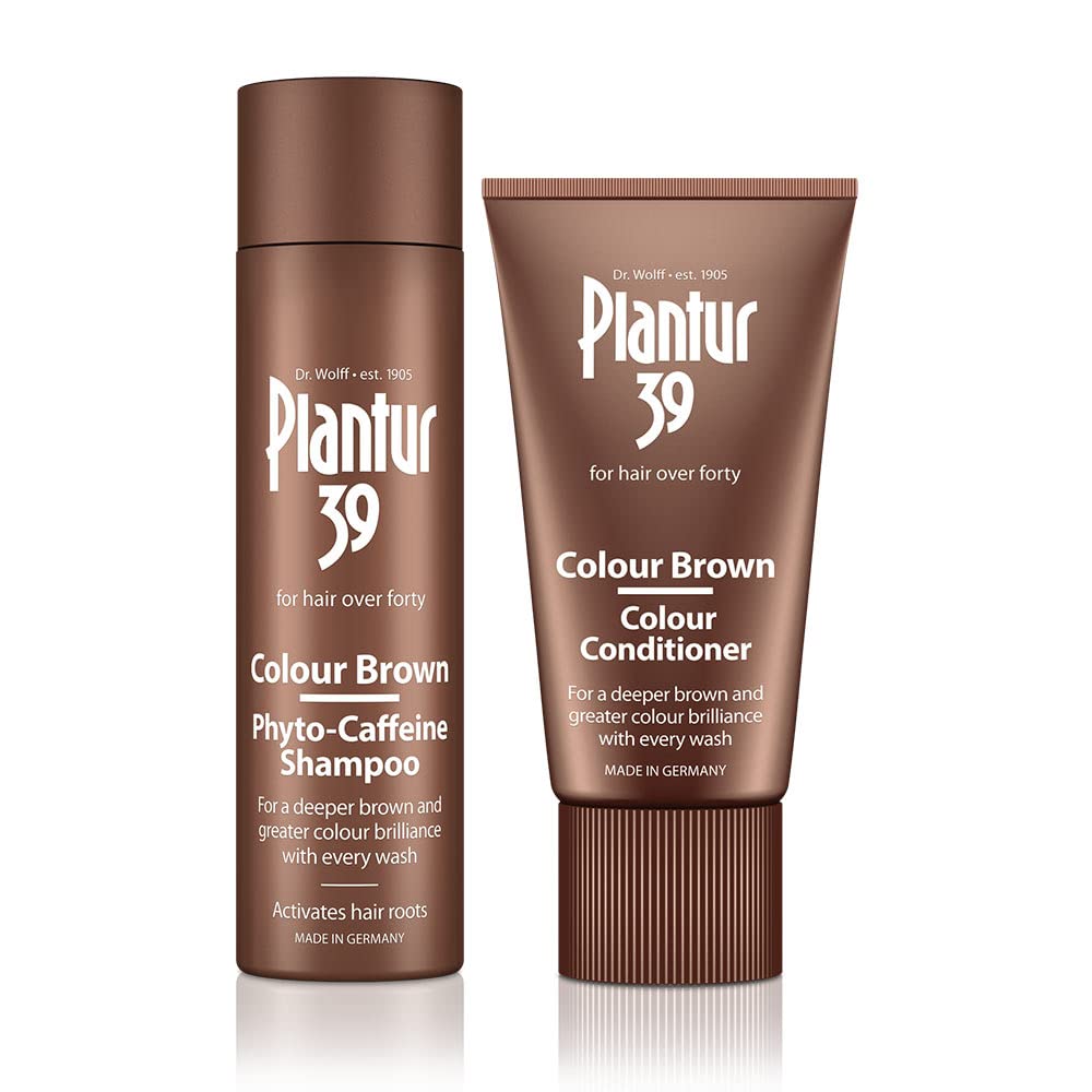 Plantur 39 Phyto-Caffeine Brown Hair Shampoo and Conditioner Set