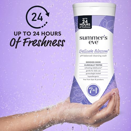 Summer's Eve Feminine Cleansing Wash – Delicate Blossom – 15 oz