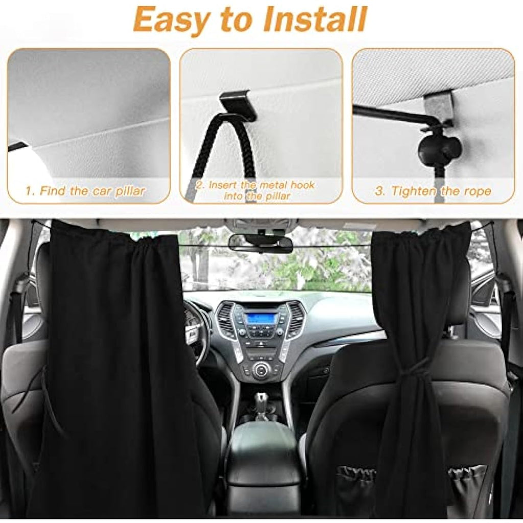 ZATOOTO Campervan Privacy Curtains – Magnetic Blackout Window Covers