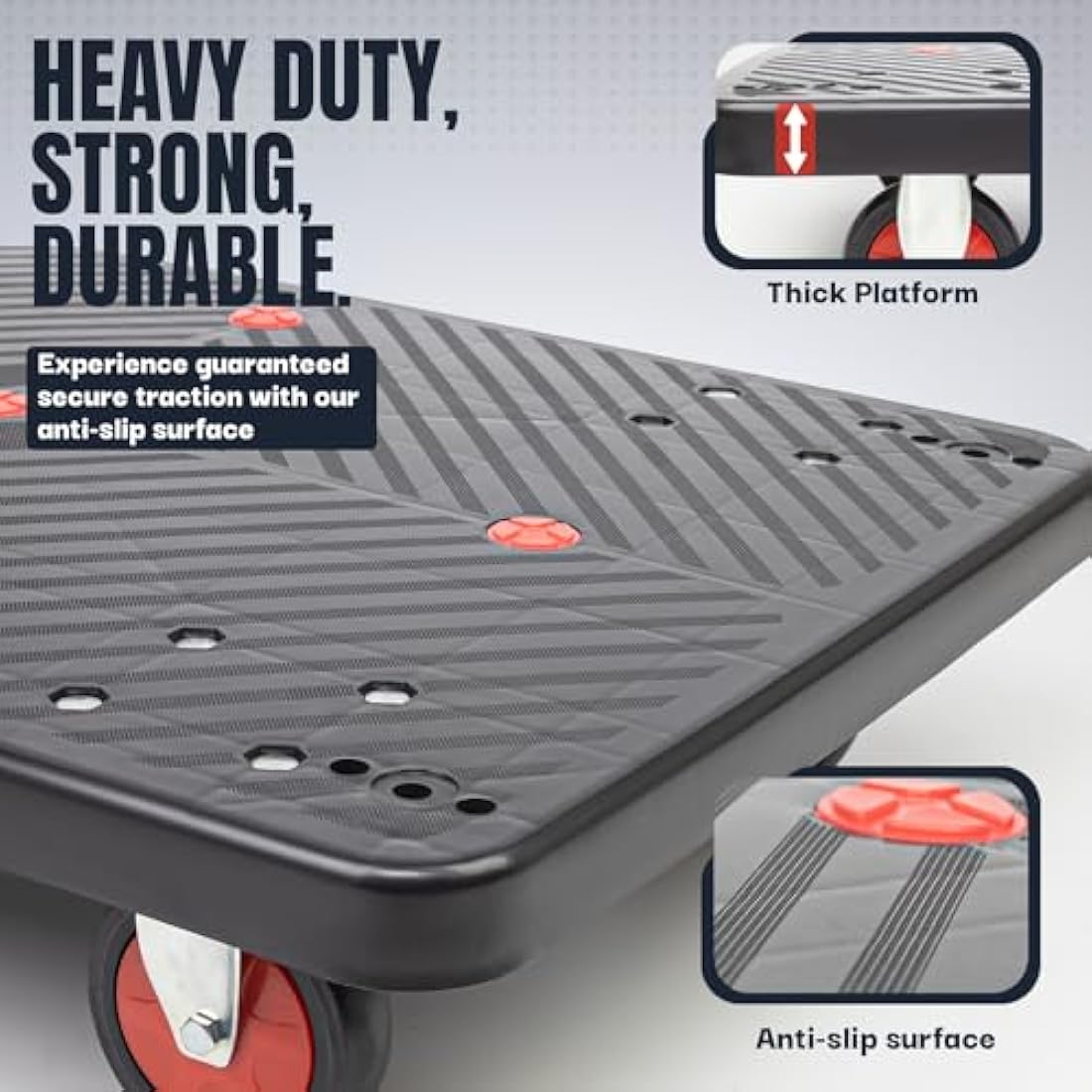 Heavy Duty Platform Truck - 400kg Folding Utility Trolley