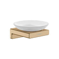 hansgrohe AddStoris Wall-Mounted Soap Dish - Brushed Bronze Glass