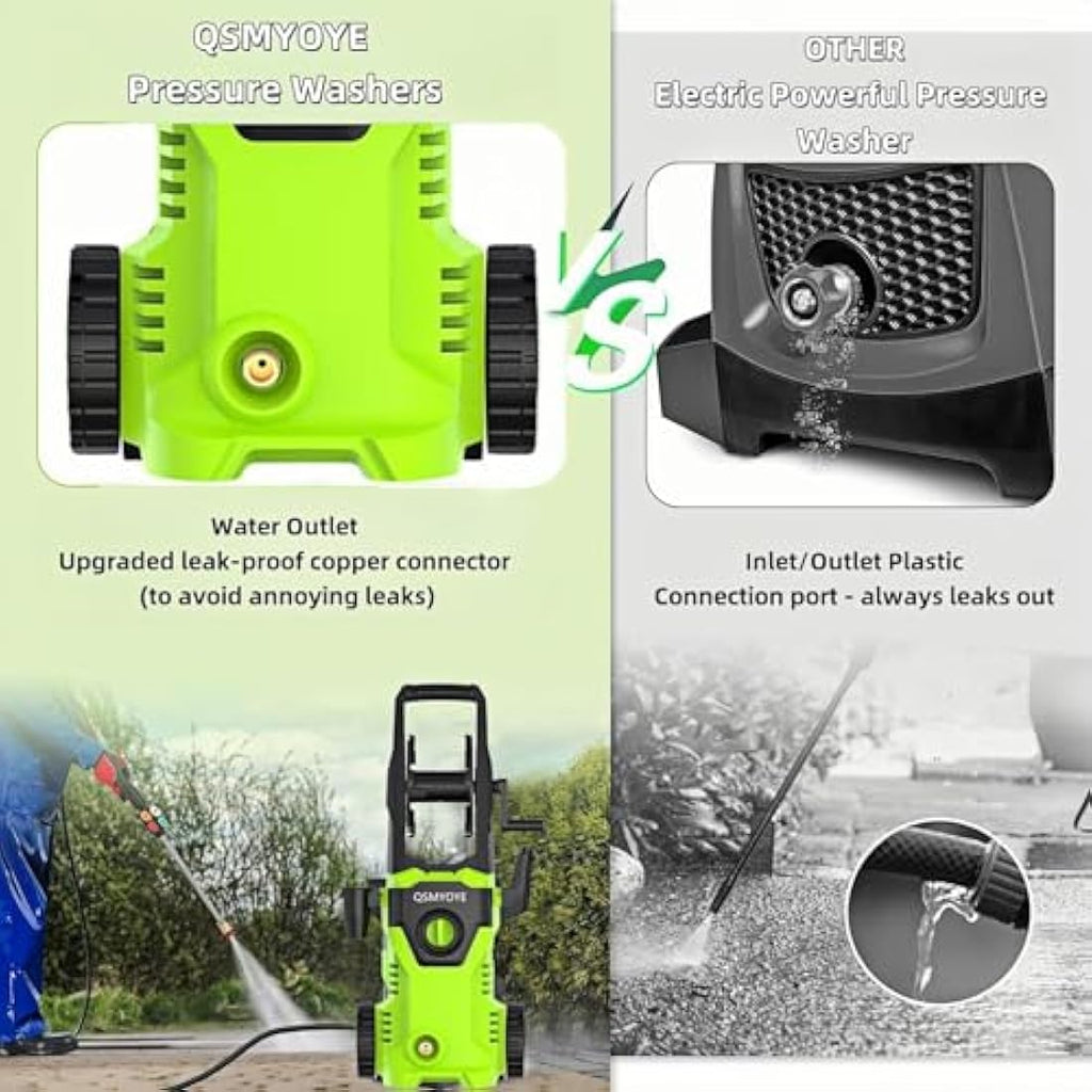 2200W Electric Pressure Washer | 150Bar Jet Washer with 10m Hose