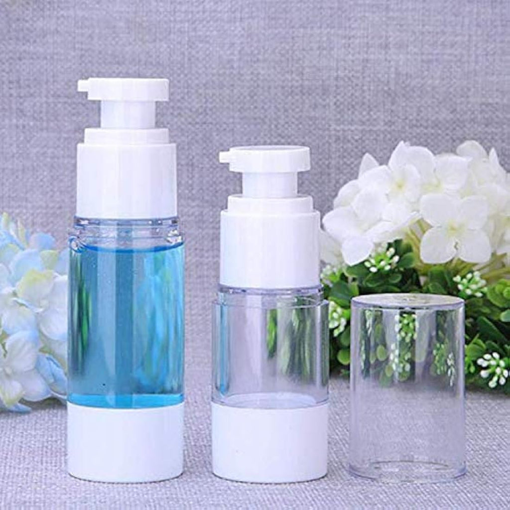 6Pcs Airless Pump Bottle – 30ml Refillable Travel Containers