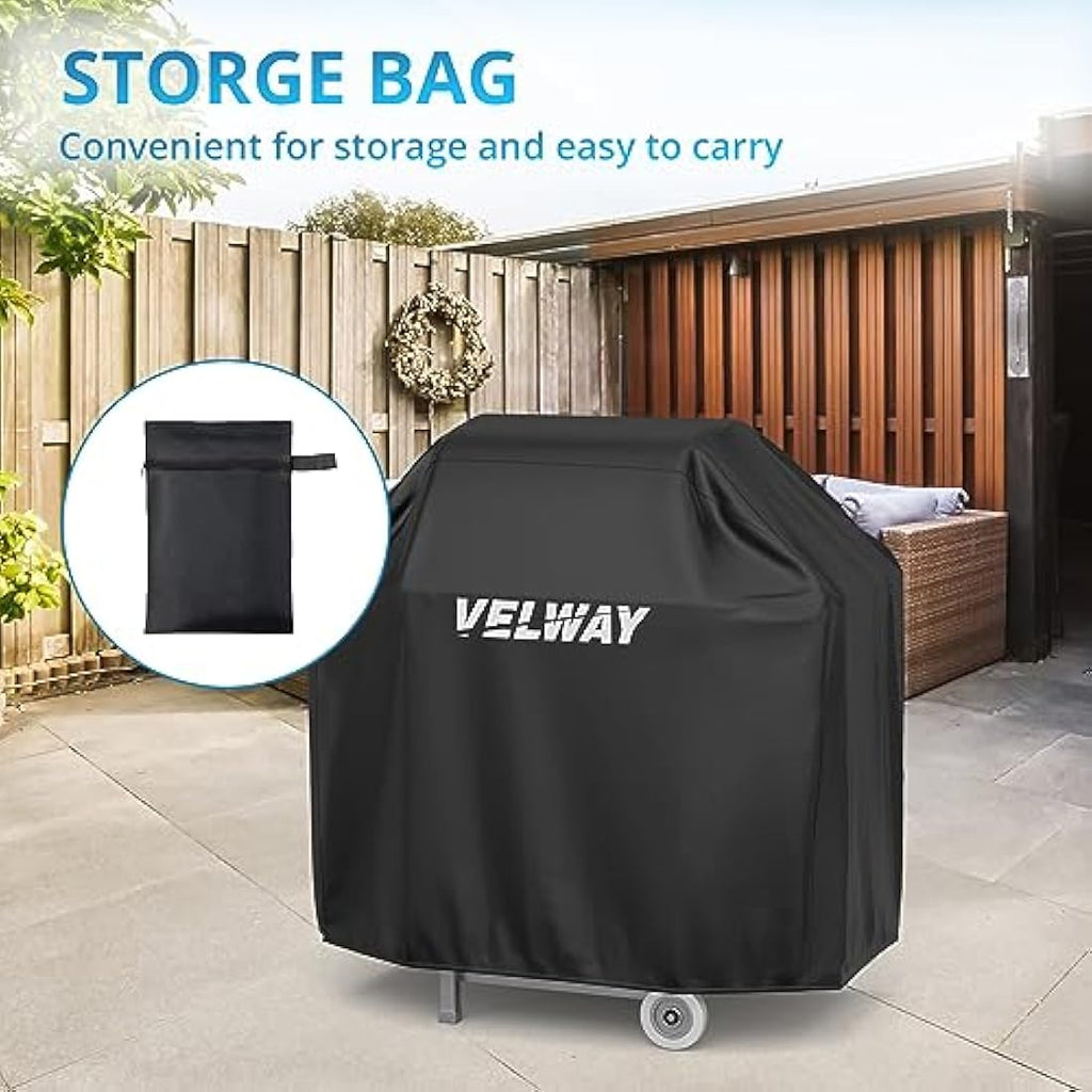 Velway Waterproof BBQ Grill Cover – Heavy Duty 210D Oxford Fabric