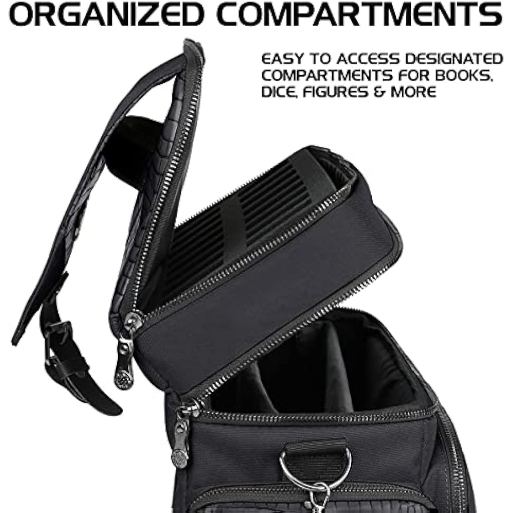 ENHANCE Dragon Hide RPG Adventurer's Bag – DND Miniature Storage Vault