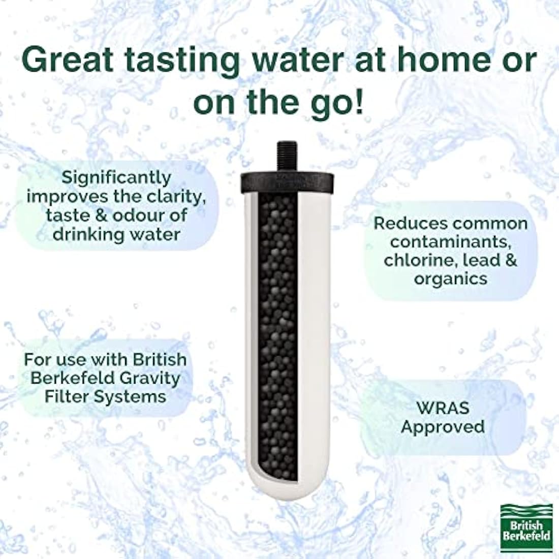British Berkefeld 7" Ultra Sterasyl Ceramic Gravity Filter - 2 Pack