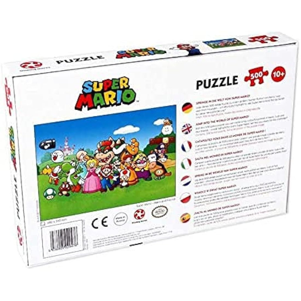 Super Mario & Friends 500 Piece Jigsaw Puzzle – Mario Kart Edition
