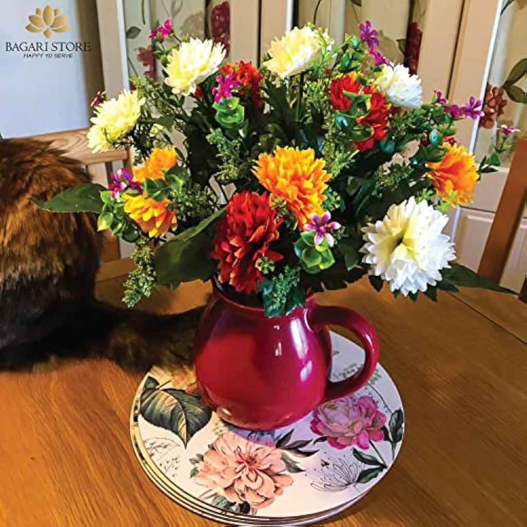 Bagari 41cm Artificial Flowers for Graves | UV Resistant Silk Bouquet
