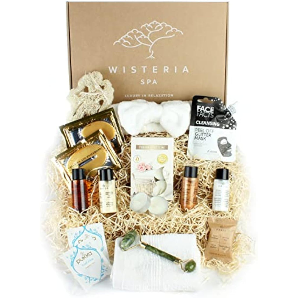 Wisteria Spa Detox Pamper Hamper - 14 Piece Luxury Gift Set for Women