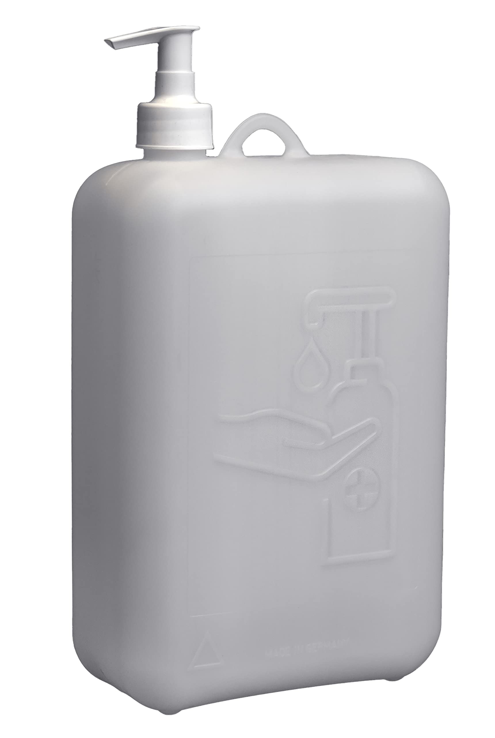 Hünersdorff 2000ml Pump Dispenser | Chemical Resistant Soap Bottle