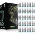 STIGMA 50Pcs Tattoo Cartridges – Bugpin Round Magnum Mixed Needles