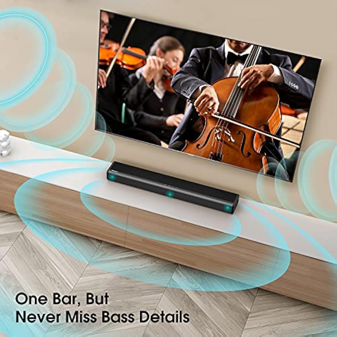 Hisense HS214 All-in-One Soundbar | Built-in Subwoofer & Bluetooth
