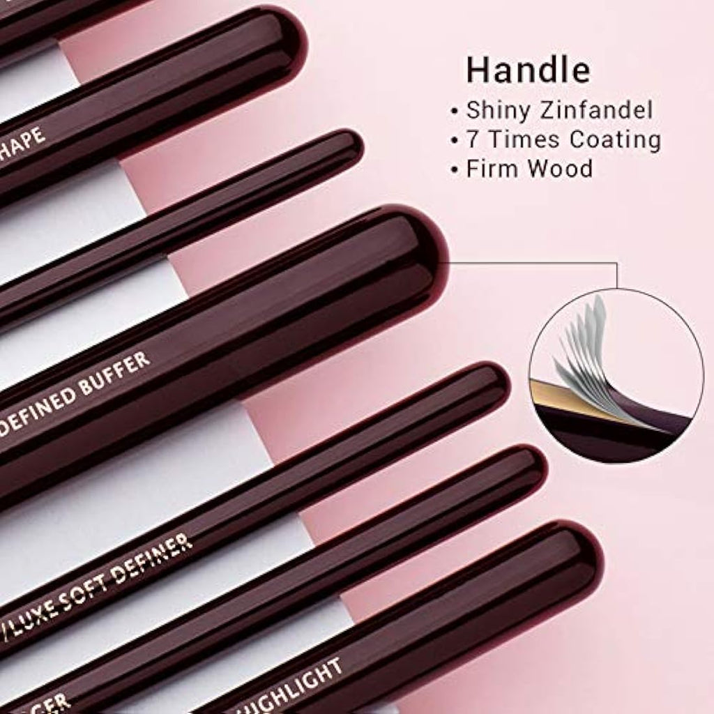 Jessup 25PCS Professional Makeup Brushes Set – Natural Hair Tools