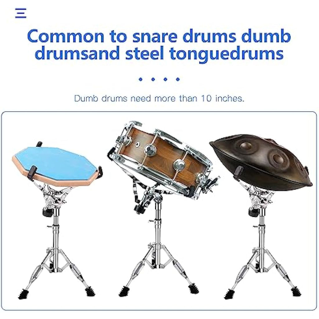 Aleawol Snare Drum Stand | Double Braced Adjustable Height 16-22 Inch