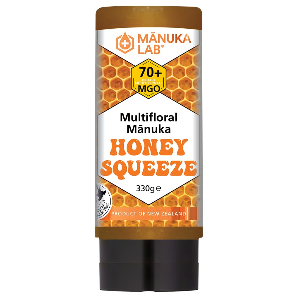 Manuka Lab New Zealand Manuka Honey 70+ MGO Squeeze Bottle - 330g
