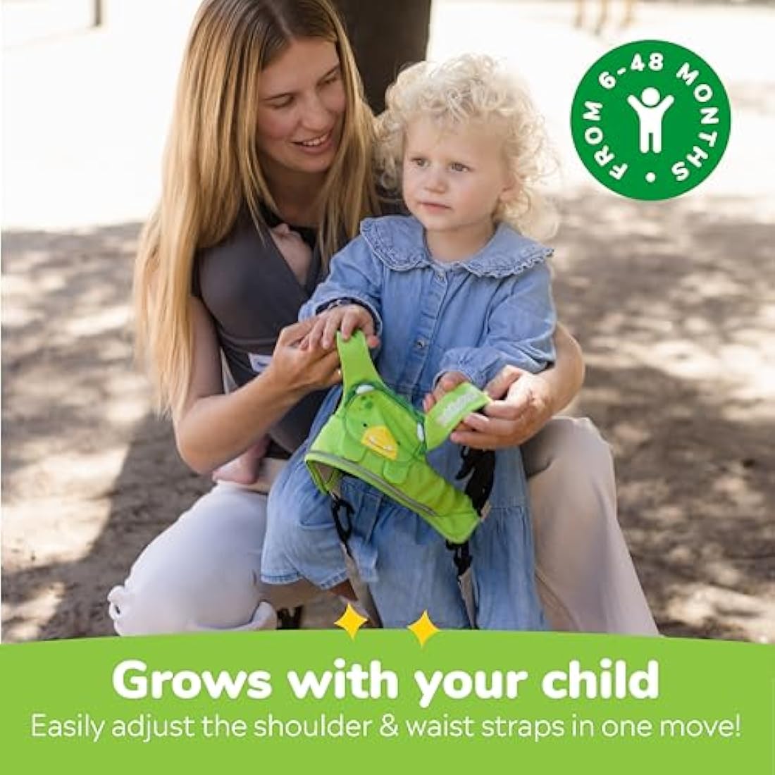 Trunki ToddlePak Baby Walking Reins & Safety Harness – Dudley Dinosaur