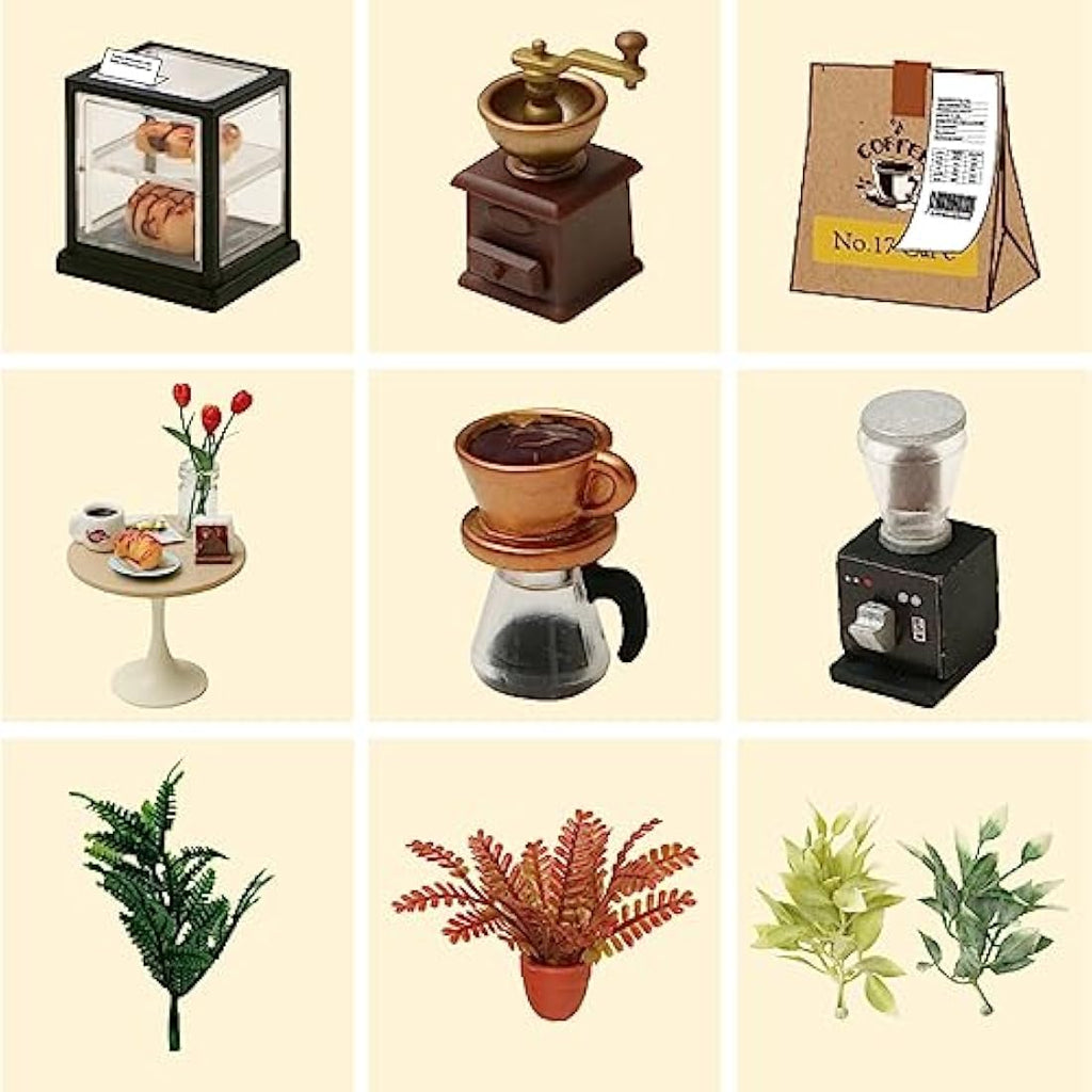 Rolife No.17 Café Shop DIY Miniature House Kit - Wooden Model Building Set