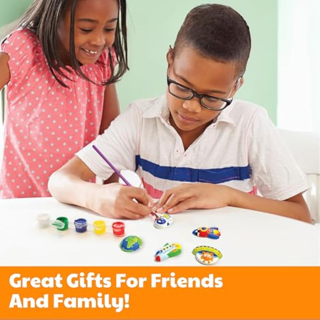 4M Mould and Paint Glow Space Kit – Creative Kids Science Craft Set