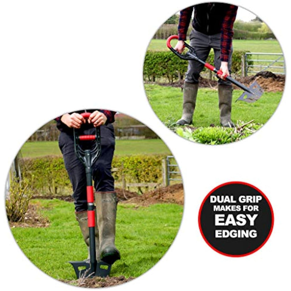 Roamwild Multi-Digger Garden Edger – Lightweight Fibreglass Root Saw