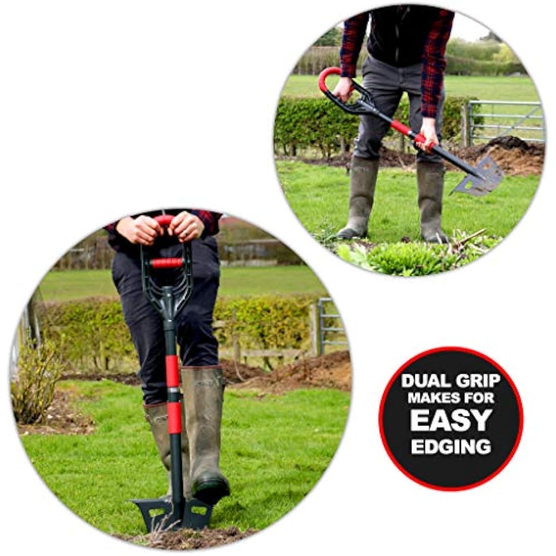 Roamwild Multi-Digger Garden Edger – Lightweight Fibreglass Root Saw