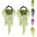 2pcs Artificial Hanging Ivy Vines – Yellow Fake Plants