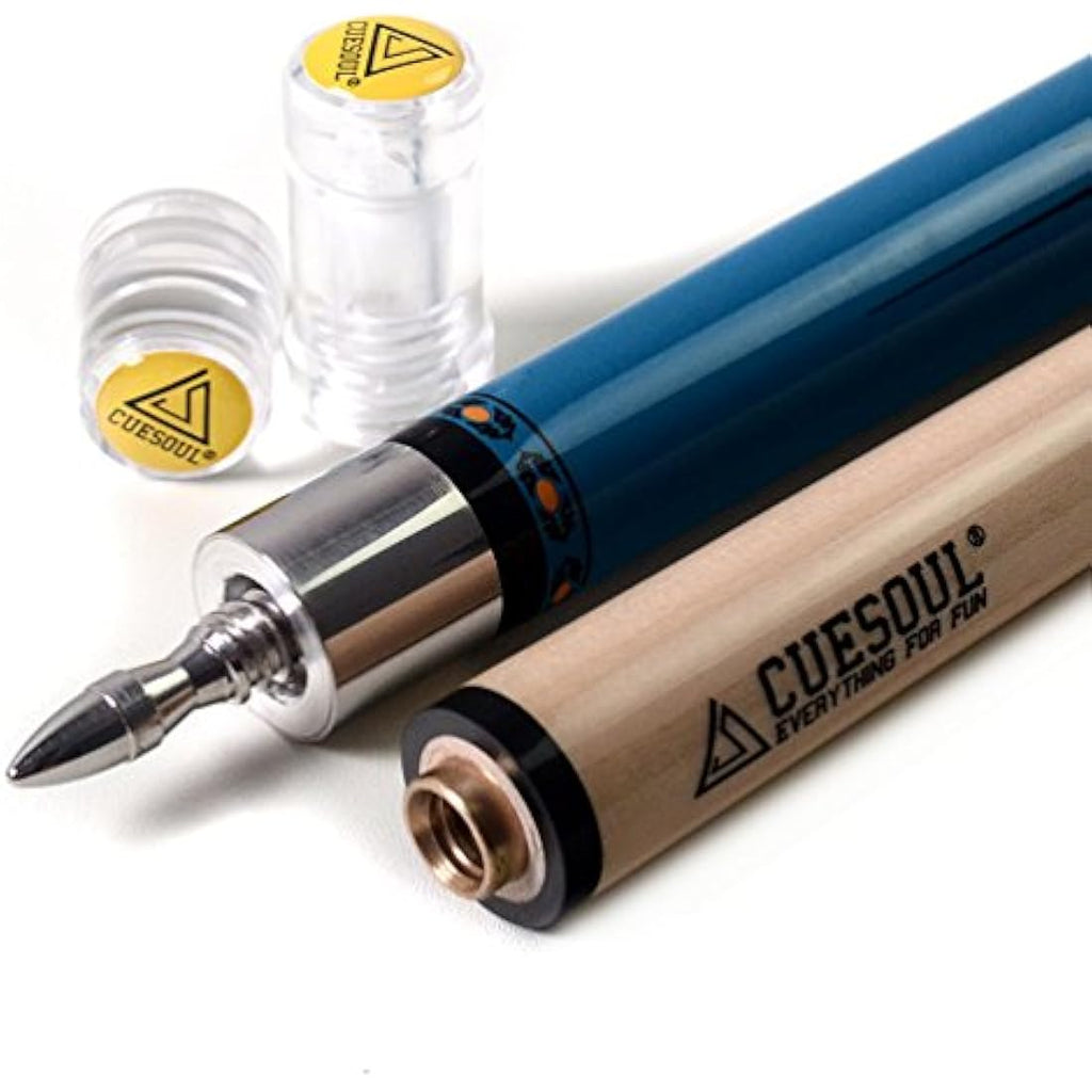 CUESOUL 58" 19oz Canadian Maple Pool Cue Stick | 11.5mm Leather Tip