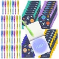 BONNYCO Invisible Ink Pen and Notebook Set - 32 Pack Space Party Favors