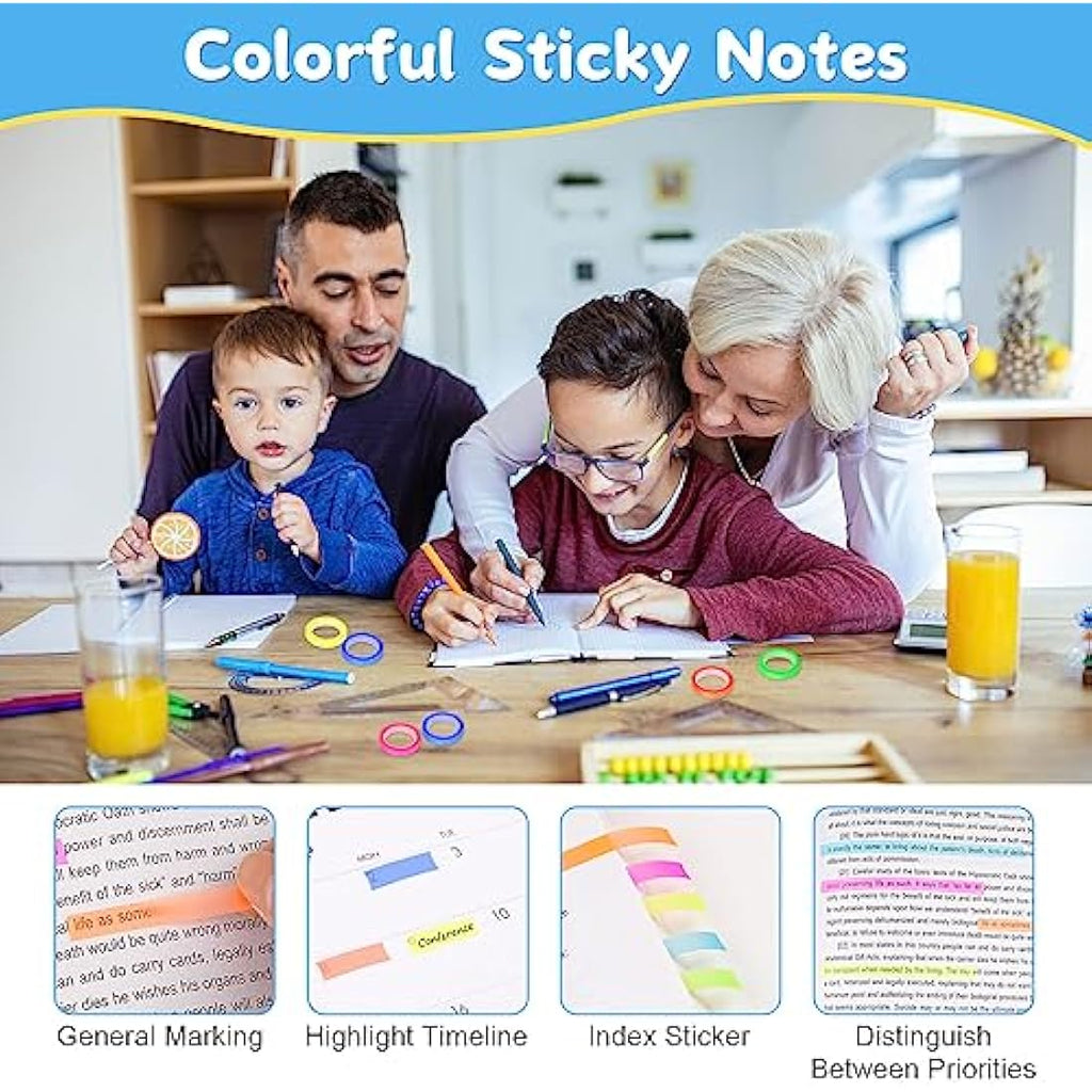 Hoiny Highlighter Tape | 10 Rolls Transparent Sticky Annotation Strips