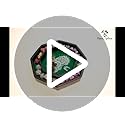 Fantasydice Green Fire Dragon Octagon Dice Tray with Lid and Staging Area