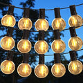 DSLebeen 100ft LED Festoon Lights | 50+2 Shatterproof G40 Bulbs | 2700K