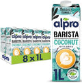 Alpro Barista Coconut Plant-Based Milk – Vegan & Lactose Free – 1L (8 Pack)
