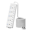 Jolof Store 5M Extension Lead – 5 Gang Power Strip with Individual Switches