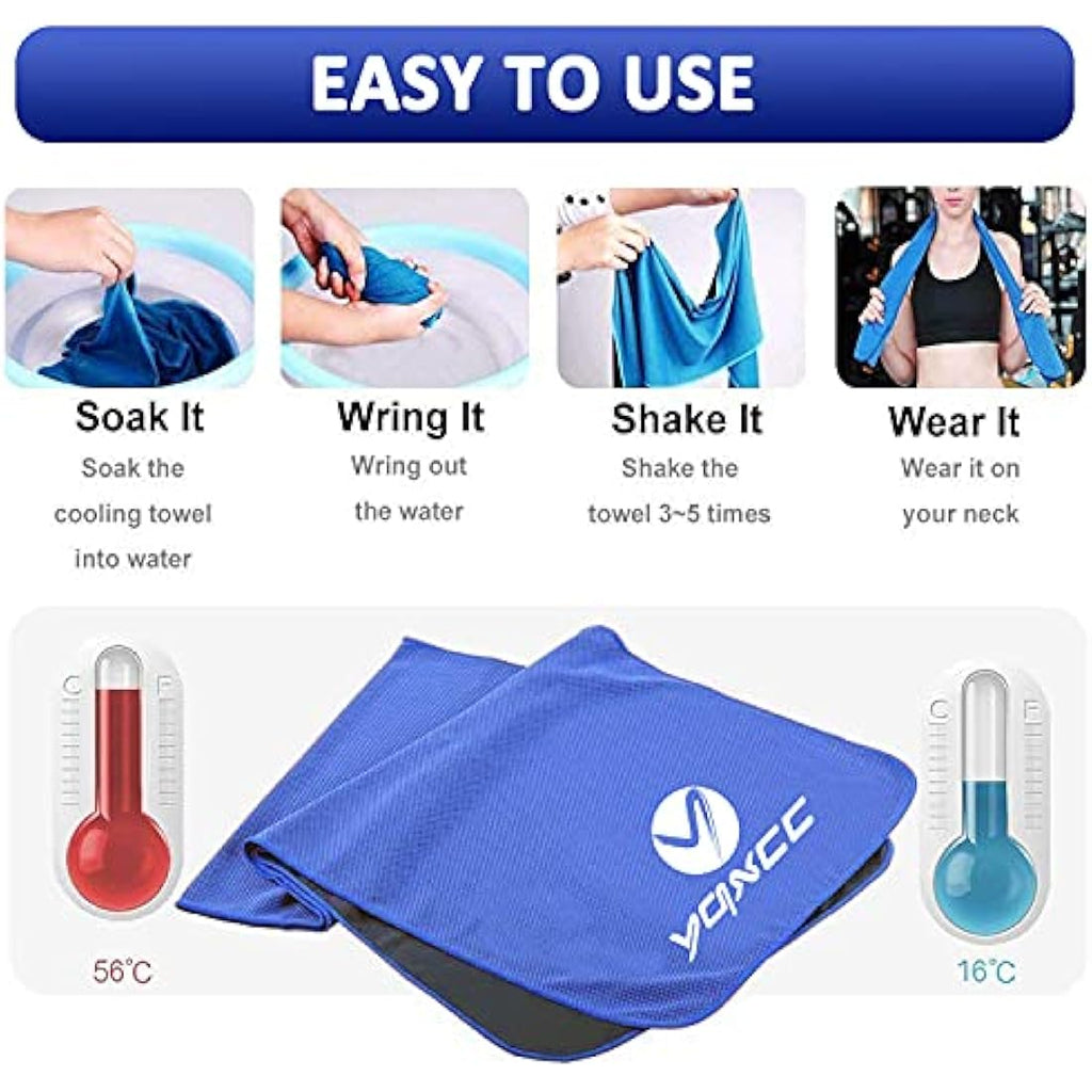 Cooling Towel – Microfiber Ice Towel for Gym & Yoga