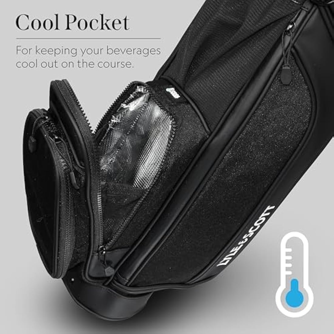 Lyle and Scott Gleneagle Golf Stand Bag – Lightweight 3-Way Divider